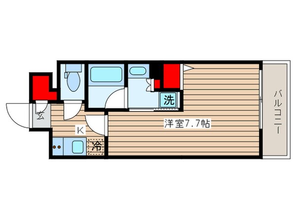 S-RESIDENCE秋葉原grandeの物件間取画像